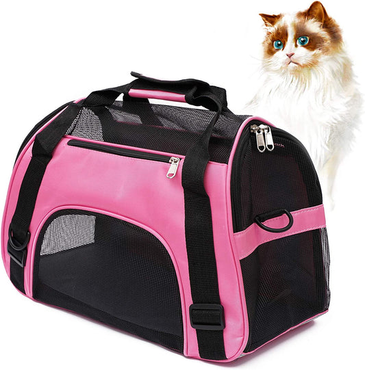 Cat Carrier for Small Cats Dogs Soft-Sided Pet Carrier for Cats Puppies Small Pe